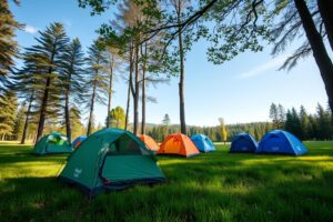 Barracas de camping vs abrigos portáteis: qual é a melhor opção