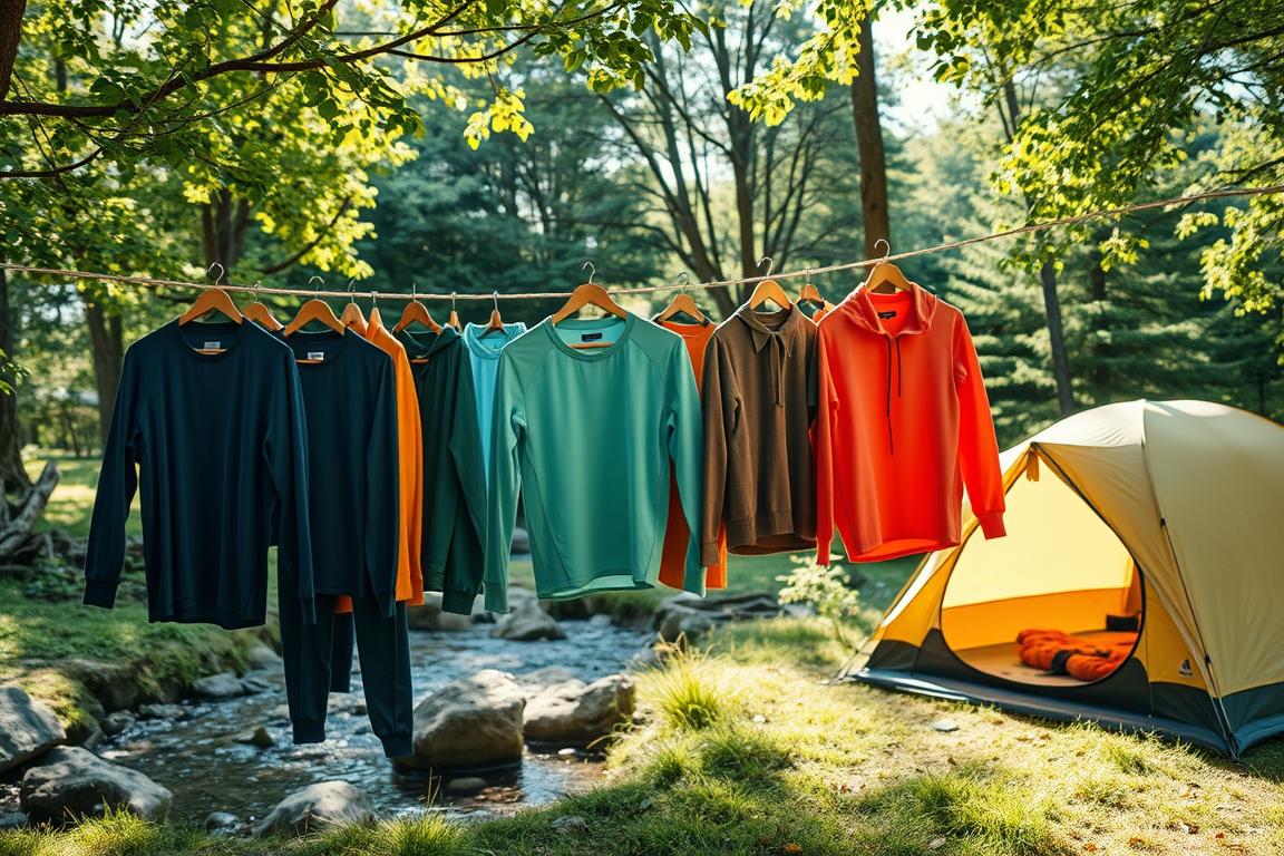 Roupas antifrizz e antiodor: tecnologias que facilitam a vida no camping